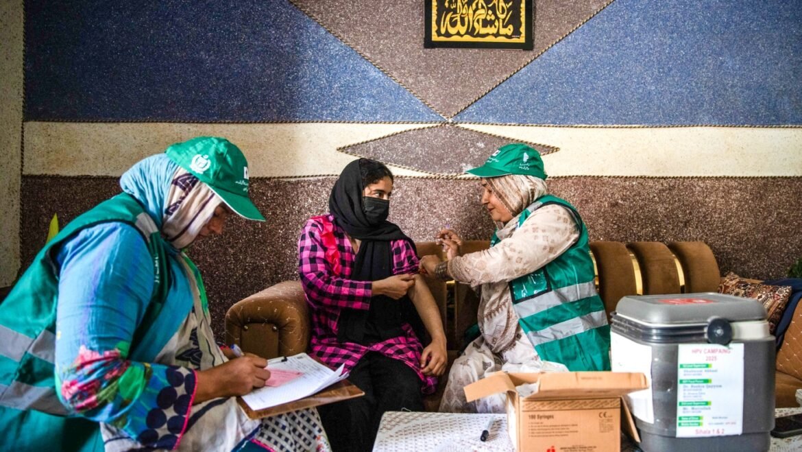 A first-time HPV vaccination campaign sees some success -- and strong resistance