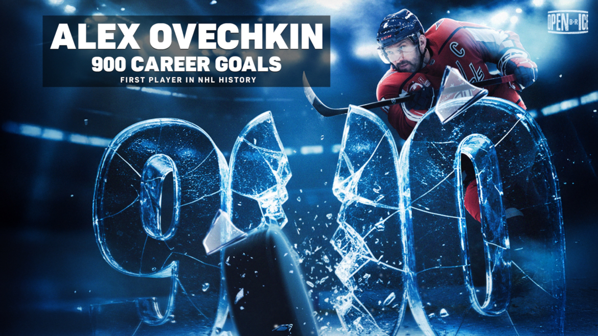 Capitals' Alex Ovechkin Scores 900th Career Goal, 1st in NHL History to Reach Mark
