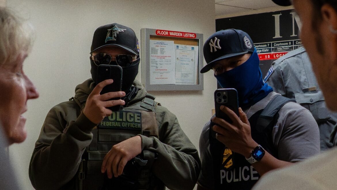 ICE agents have new tools to track and ID people : NPR