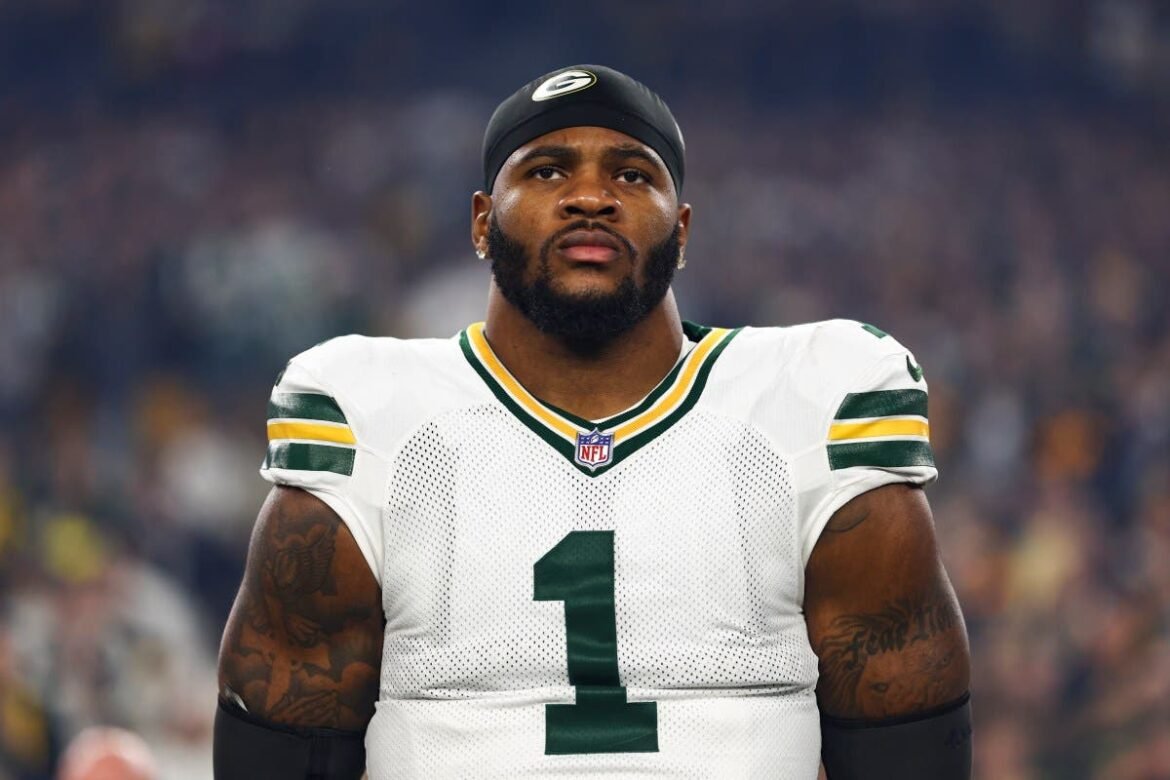 Micah Parsons #1 of the Green Bay Packers