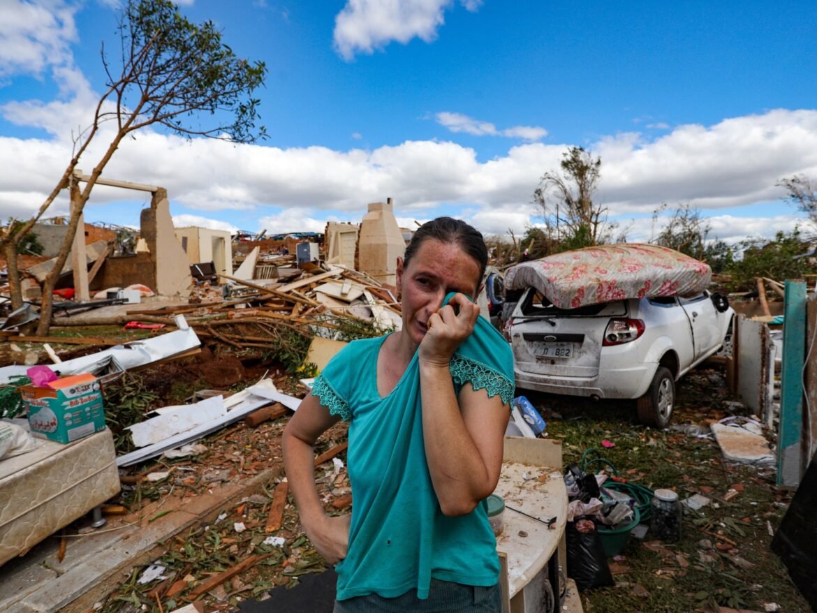 Powerful tornado wrecks Brazil town, killing six and injuring hundreds | Climate News