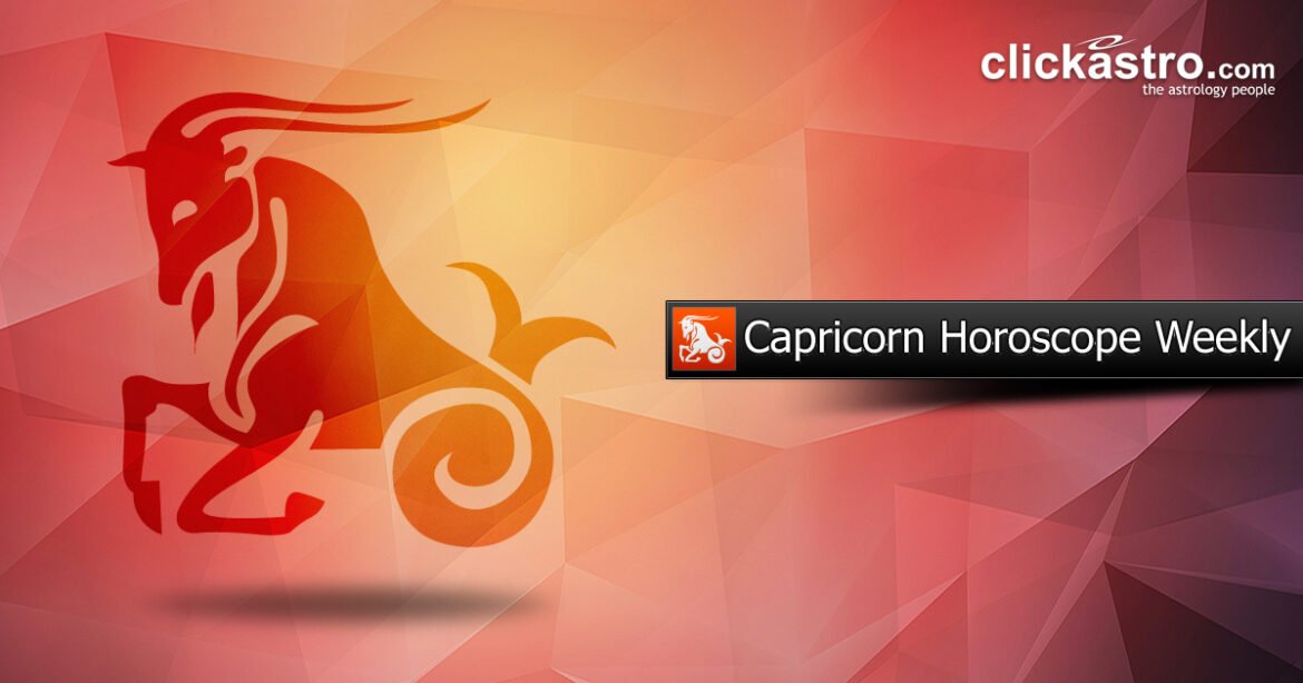 Capricorn Weekly Horoscope : Weekly Predictions