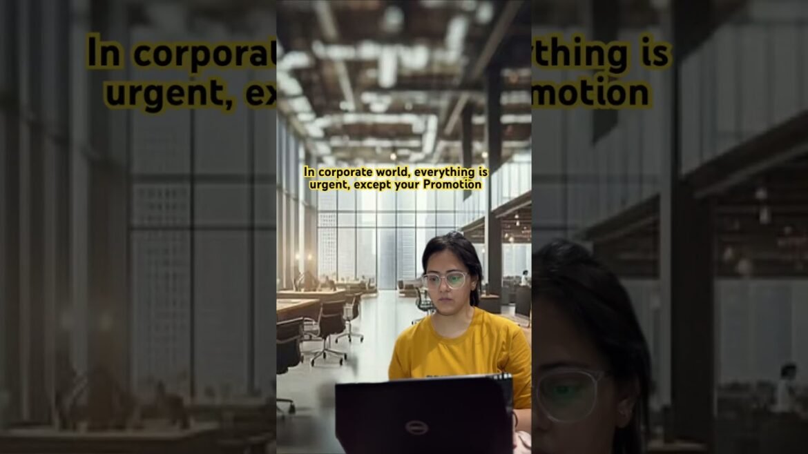 In corporate world, everything is urgent, except your Promotion- #corporate #corporatelife #shorts