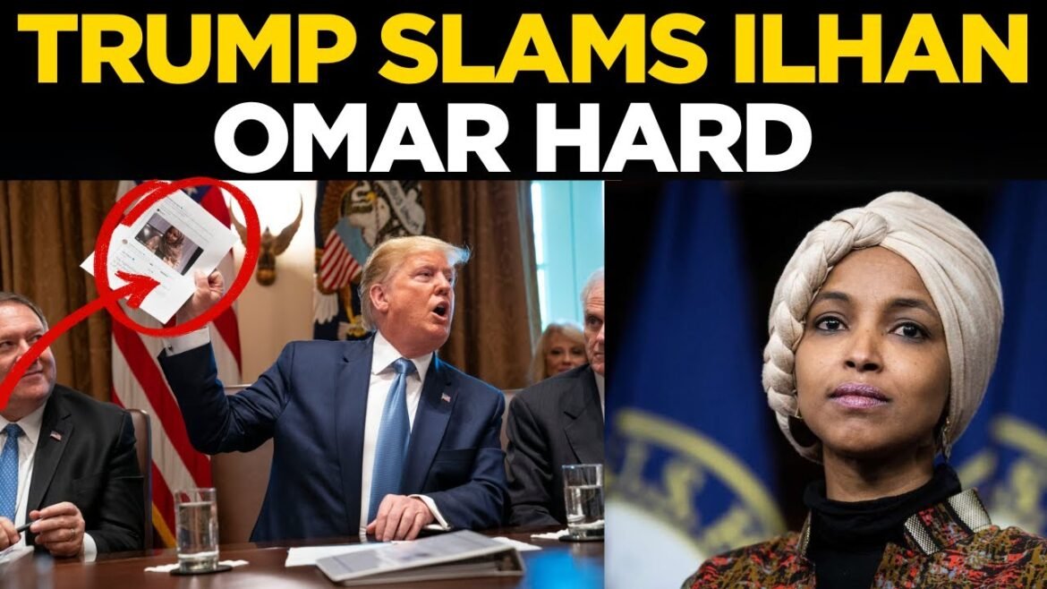 BREAKING NEWS LIVE: Trump Rages at Ilhan Omar in Explosive Statement | Ilhan Omar | Trump | US News