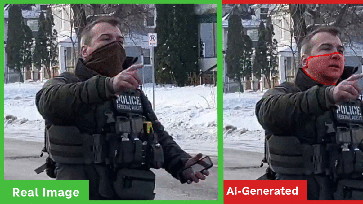 AI images of Minneapolis ICE agent spread confusion : NPR