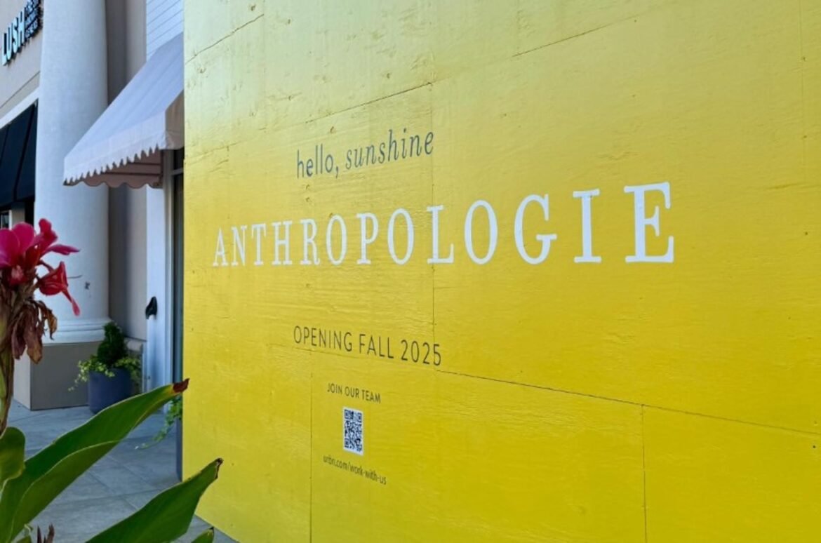 Anthropologie to open today at Bridgewater Commons mall