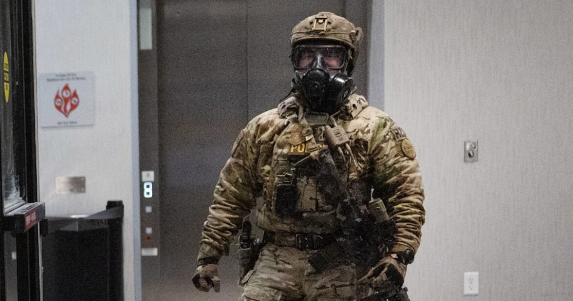 Anti-ICE protesters clash with federal officers