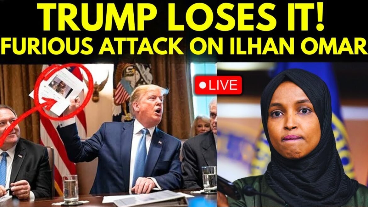 BREAKING NEWS LIVE: Trump Rages at Ilhan Omar in Explosive Statement | Ilhan Omar | Trump | US News