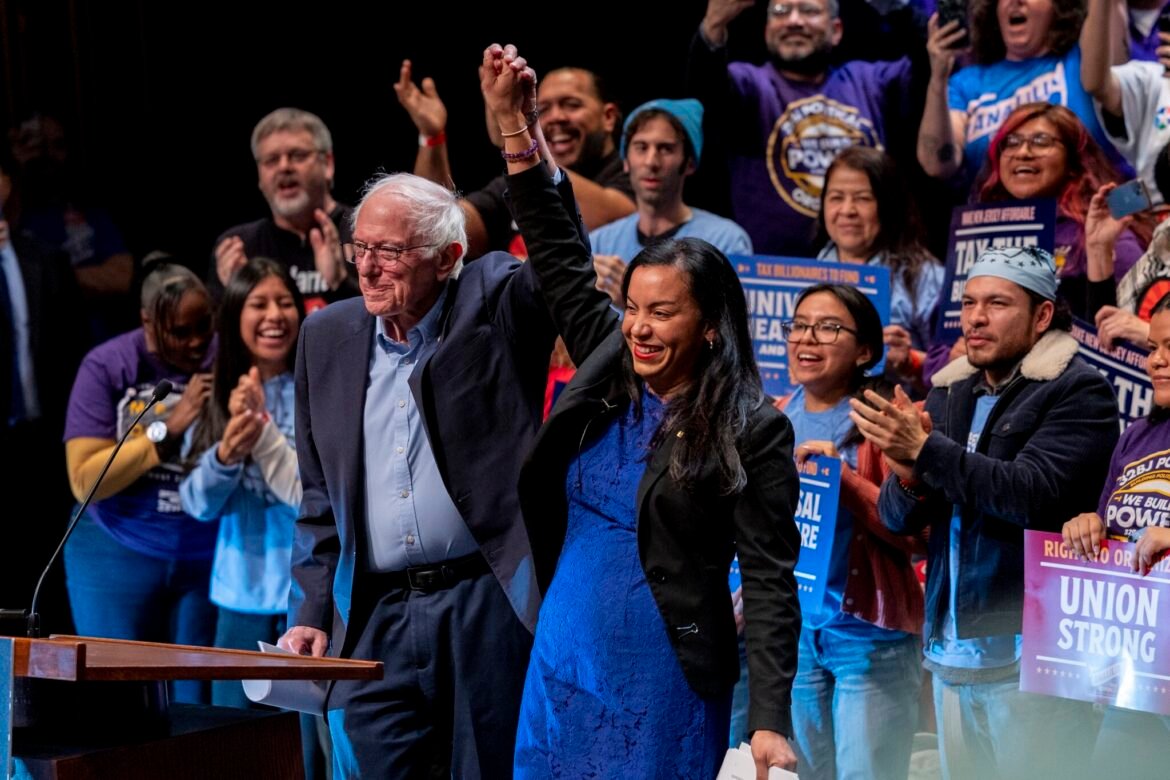 Bernie Sanders stumps for Democrat Analilia Mejia in crowded House race • New Jersey Monitor