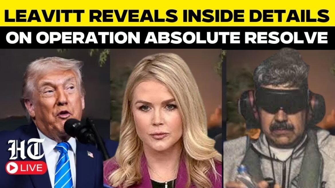 Breaking News LIVE | Karoline Leavitt’s Shocking Revelation on Maduro Arrest | Venezuela | Trump