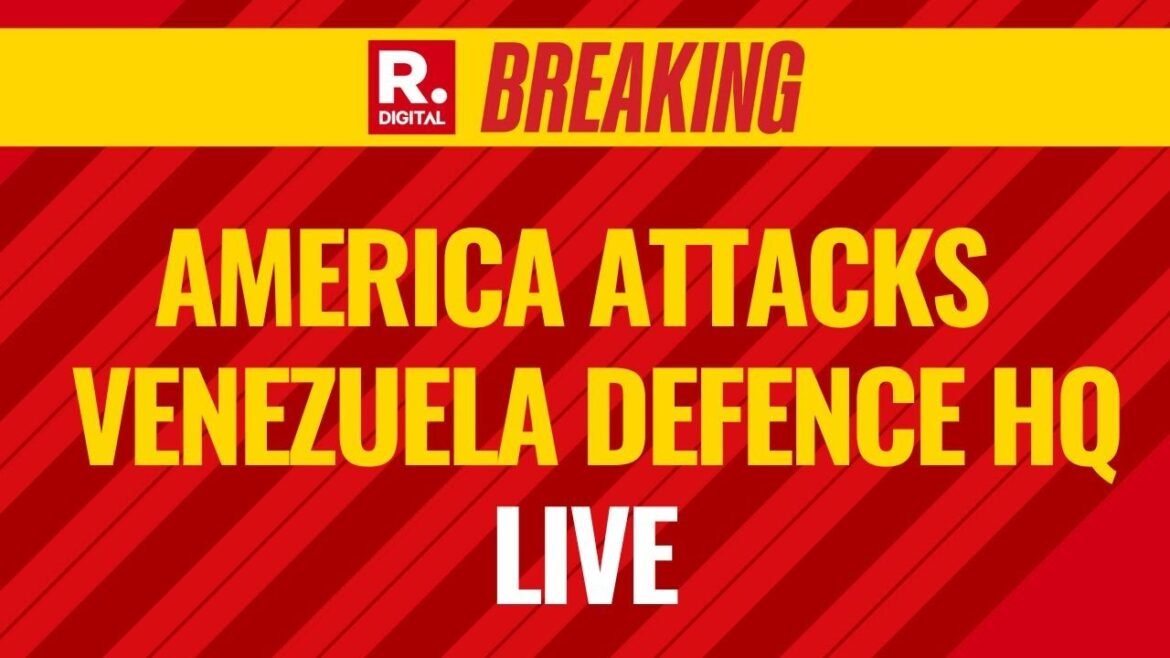 Breaking News LIVE: US Allegedly Annihilates Caracas: Multiple Explosions Rock Venezuela Airbase