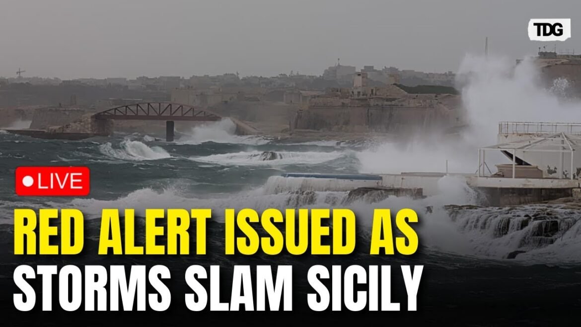 Catania Storms Live: Storm Chaos in Sicily Damages Ports, Forces School Closures