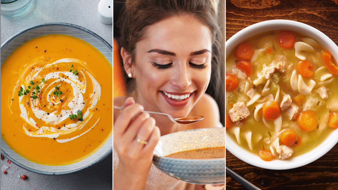Chicken soup vs. tomato soup: Which is healthier for National Soup Month?