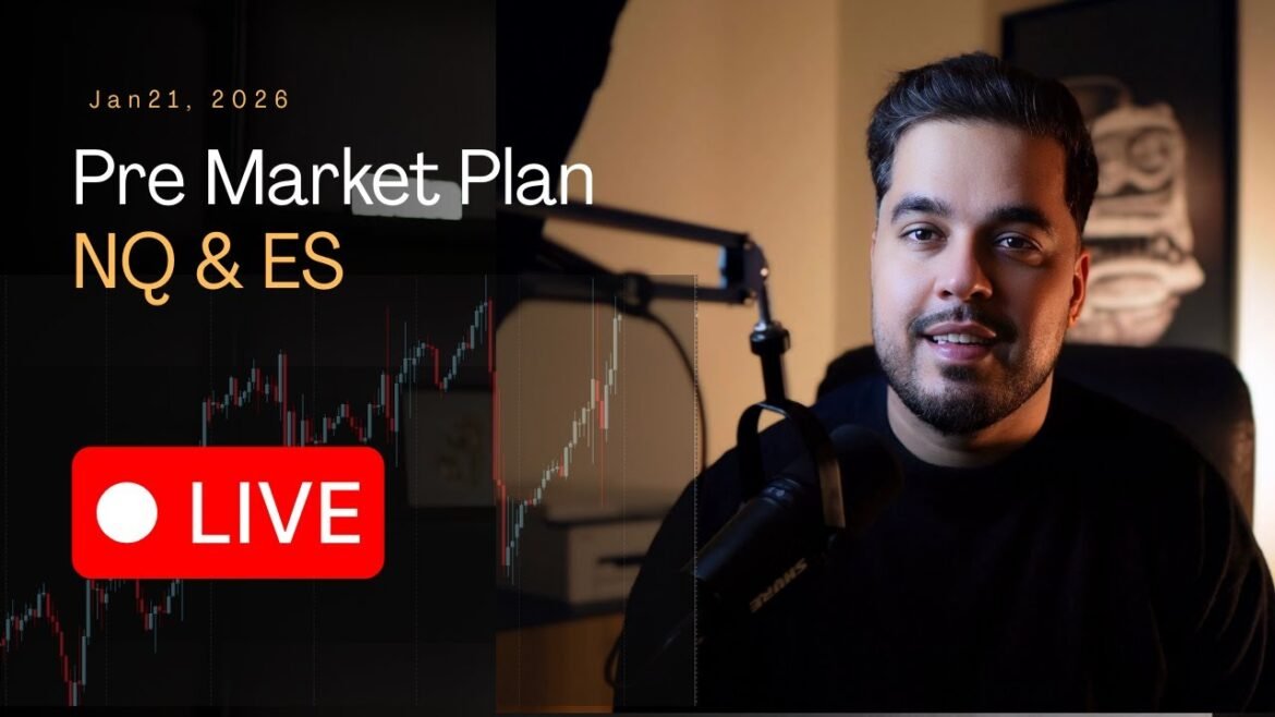 ES & NQ Futures Trading Live Jan 21 2026