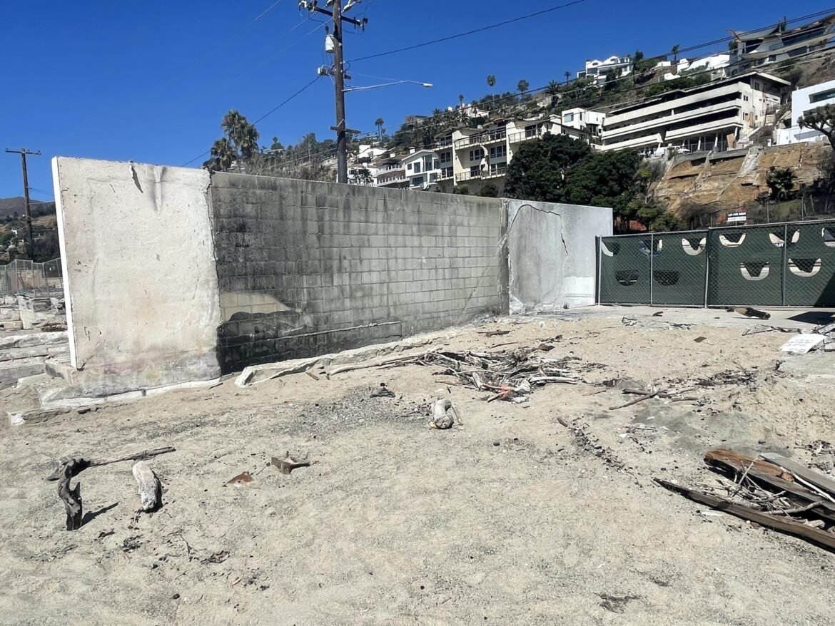 Paris Hilton’s Malibu home after the LA fires