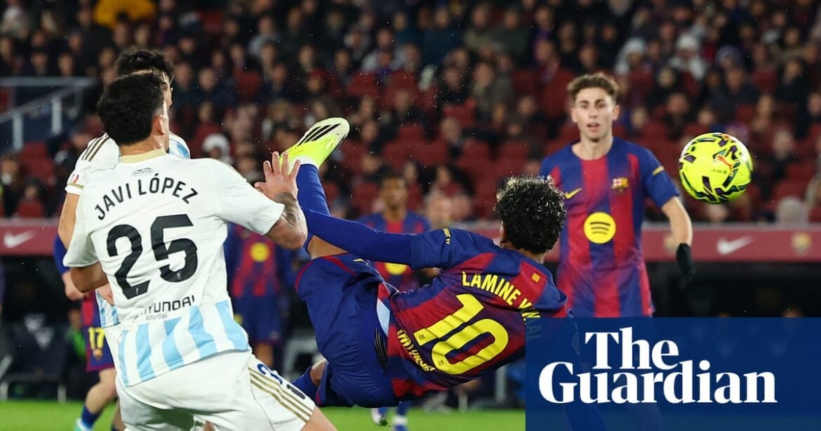 European football: Lamine Yamal’s stunning strike caps Barcelona win over Real Oviedo | European club football