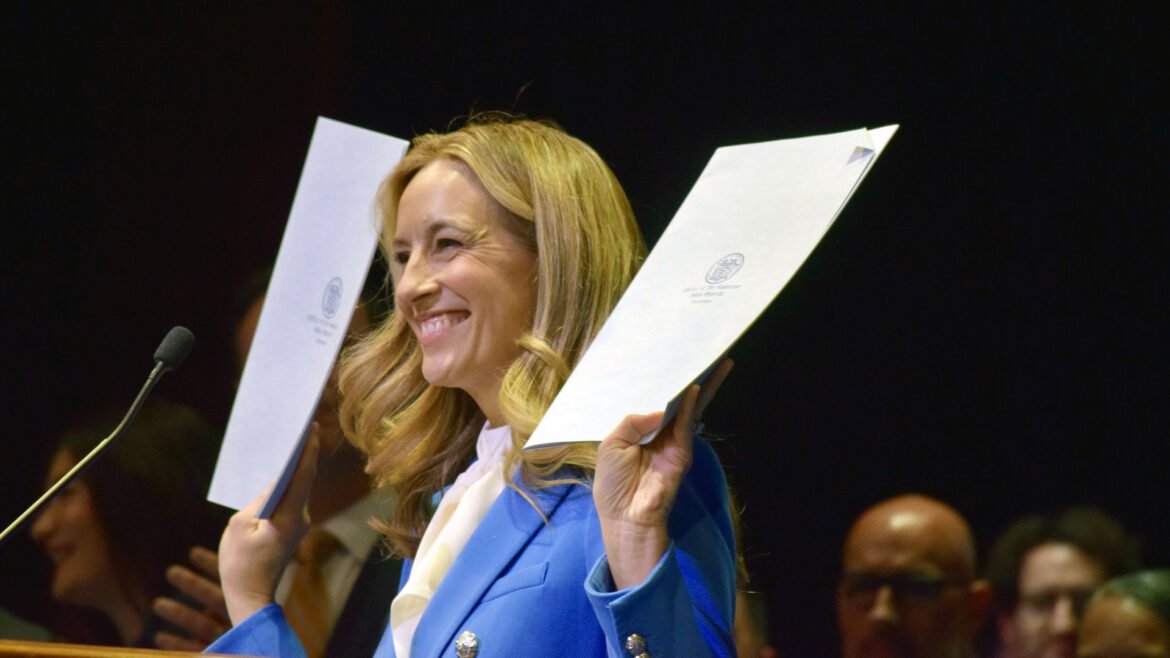 Gov. Mikie Sherrill marks first day signing flurry of executive orders