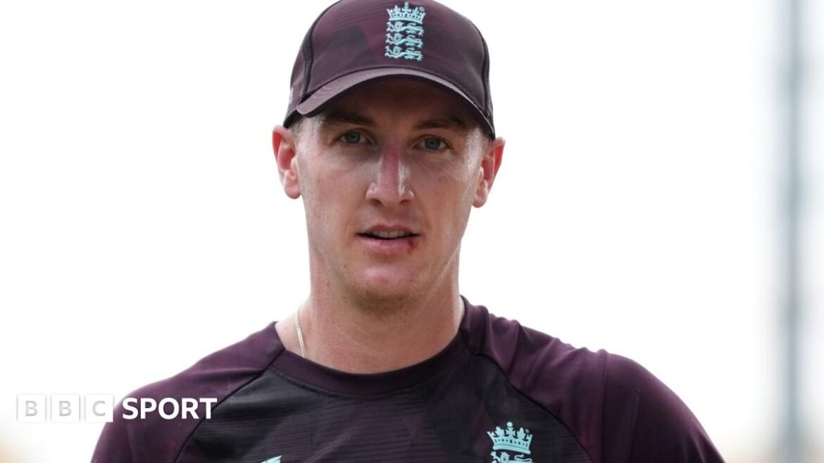 Harry Brook at training