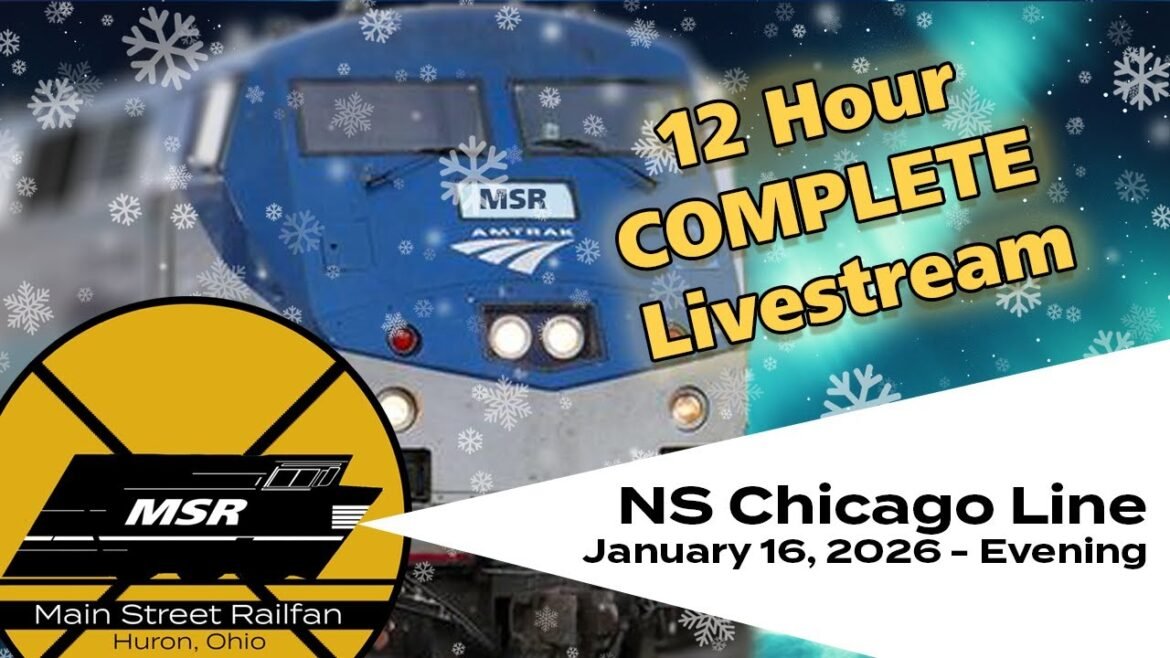 Huron, Ohio, USA | LIVE Train Camera