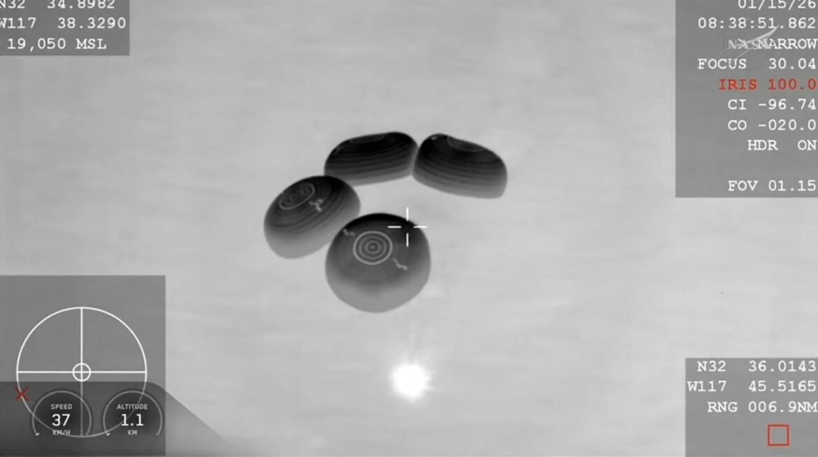 ISS astronauts splash down on Earth after first-ever medical evacuation