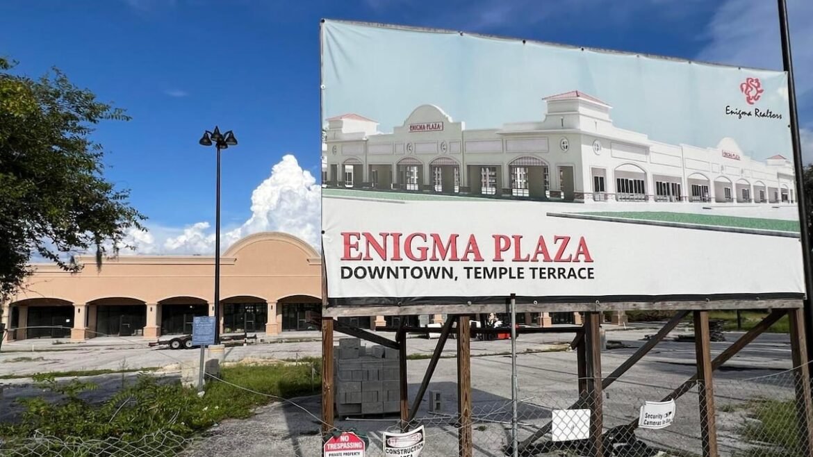 In Temple Terrace, Enigma Plaza shows signs of life after years of delays
