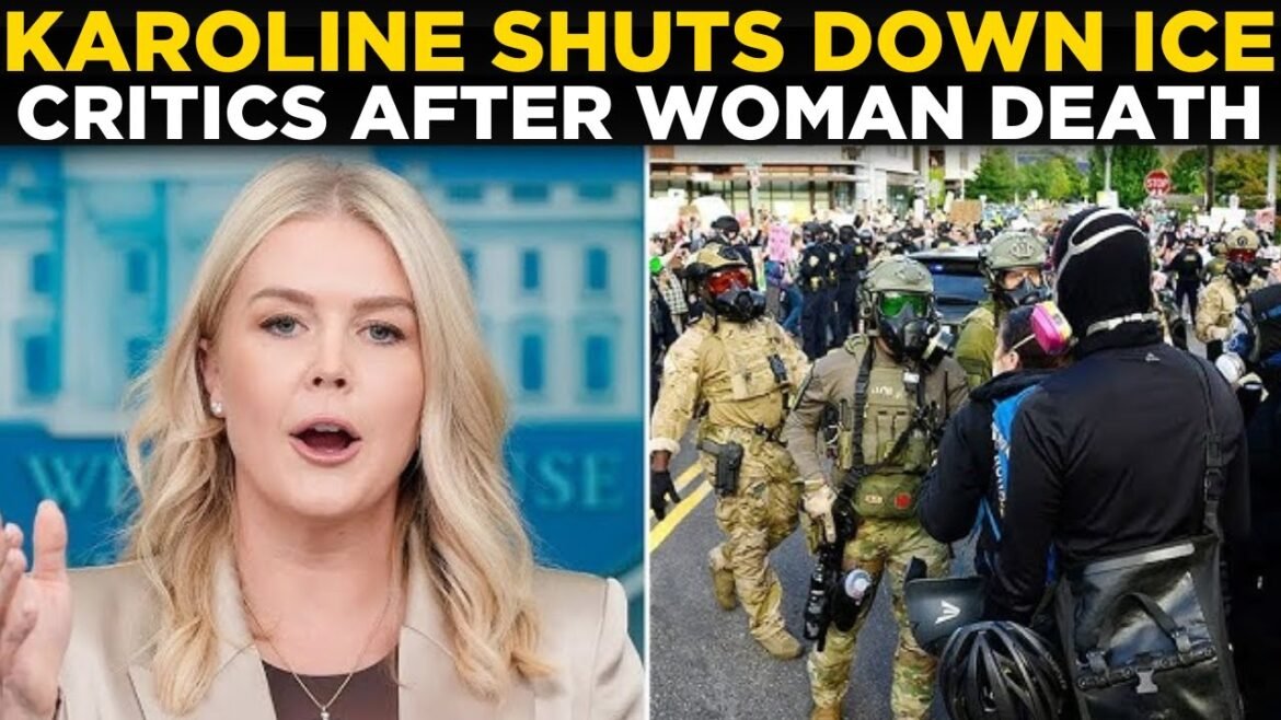 Karoline Leavitt LIVE | 'Stand With ICE Unapologetically', Trump Secy Blasts Minneapolis Protesters
