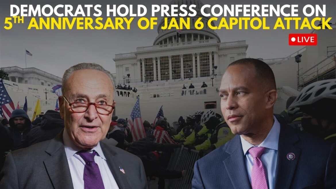 LIVE | Democrats Hold Press Conference on 5th Anniversary of Jan. 6 Capitol Attack