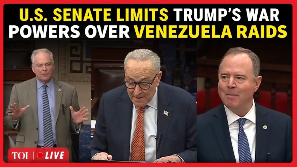 LIVE | US Senate SMASHES Trump’s Power To Use Military Force In Venezuela | Dramatic Voting