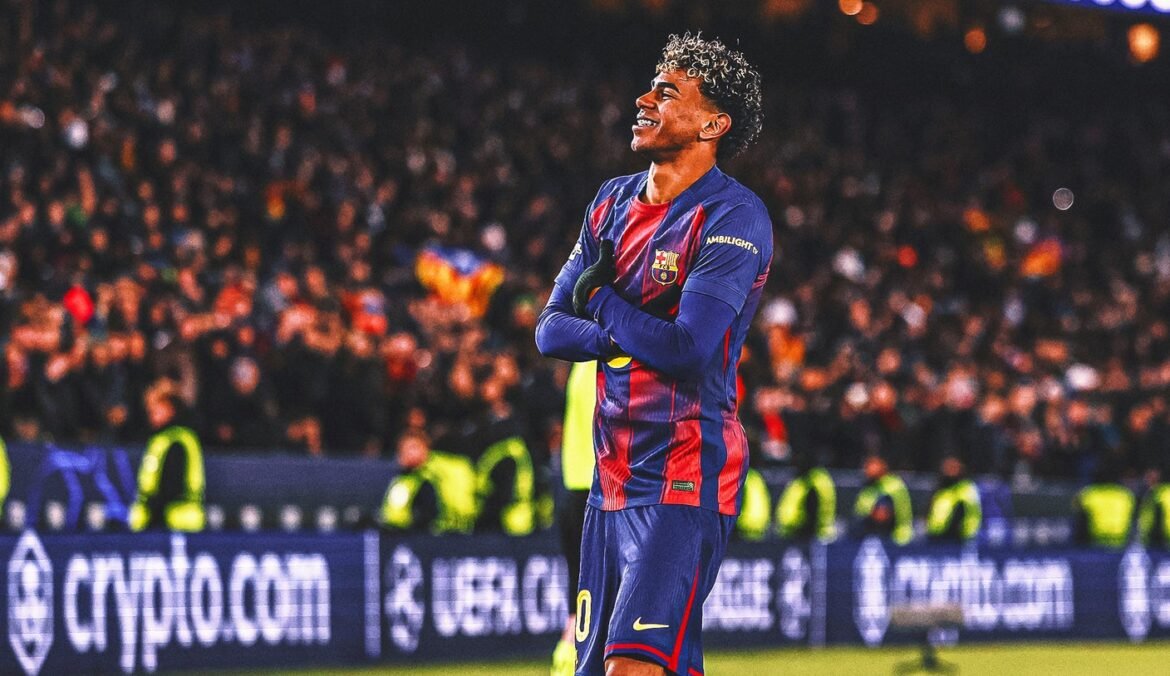 Lamine Yamal Secures Barcelona's Spot In Champions League Last 16 With Goal And Assist