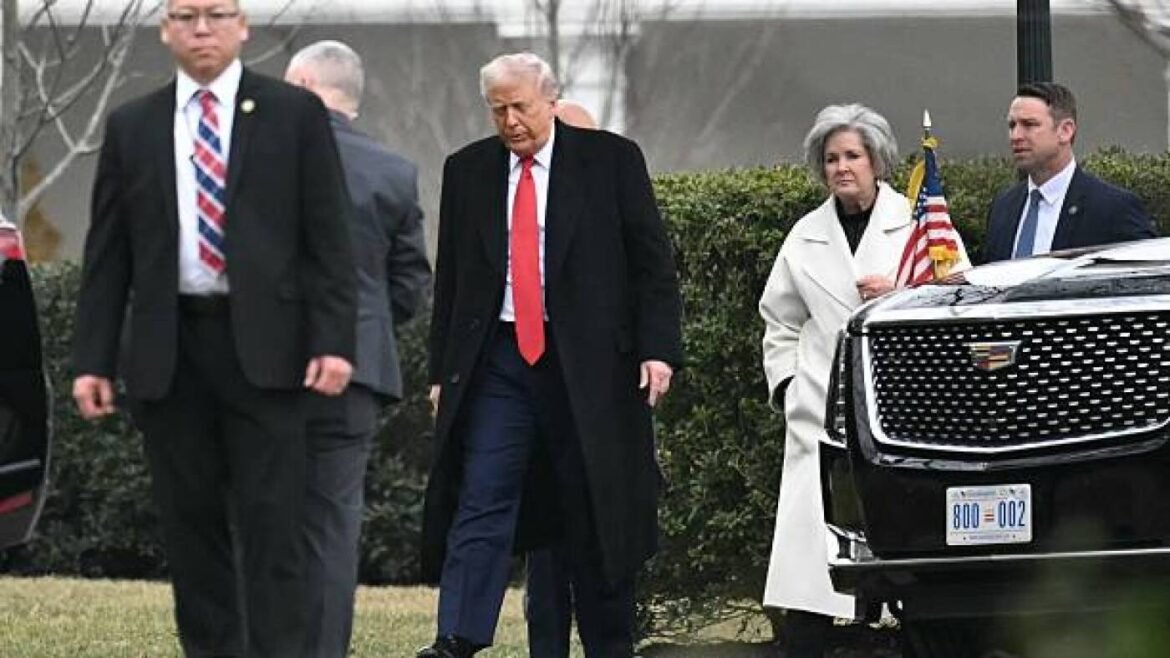 Less personnel drama but still sky-high turnover one year into Trump’s new term : NPR