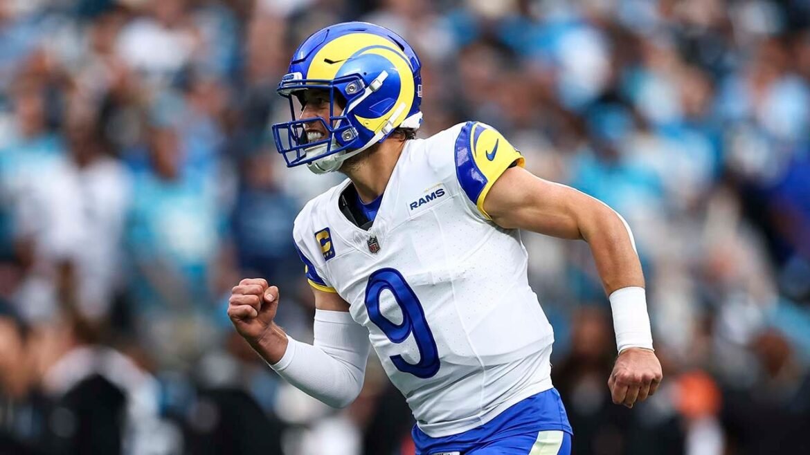 Matthew Stafford’s late heroics lift Rams past Panthers in NFL playoff opener