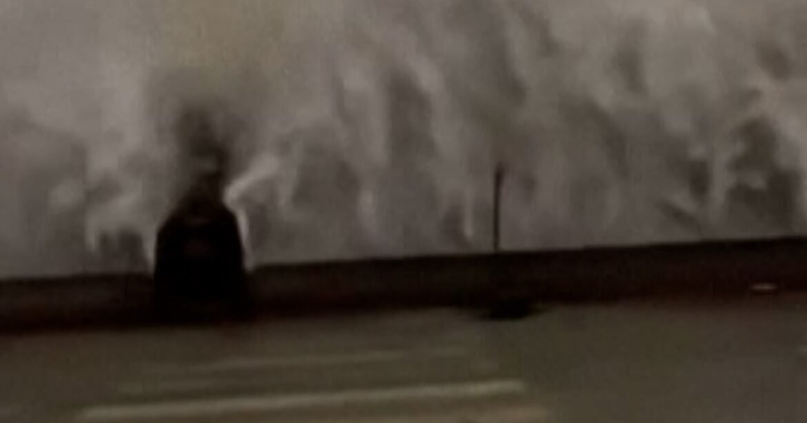 Mayor of Taormina and team struck by rogue wave in storm