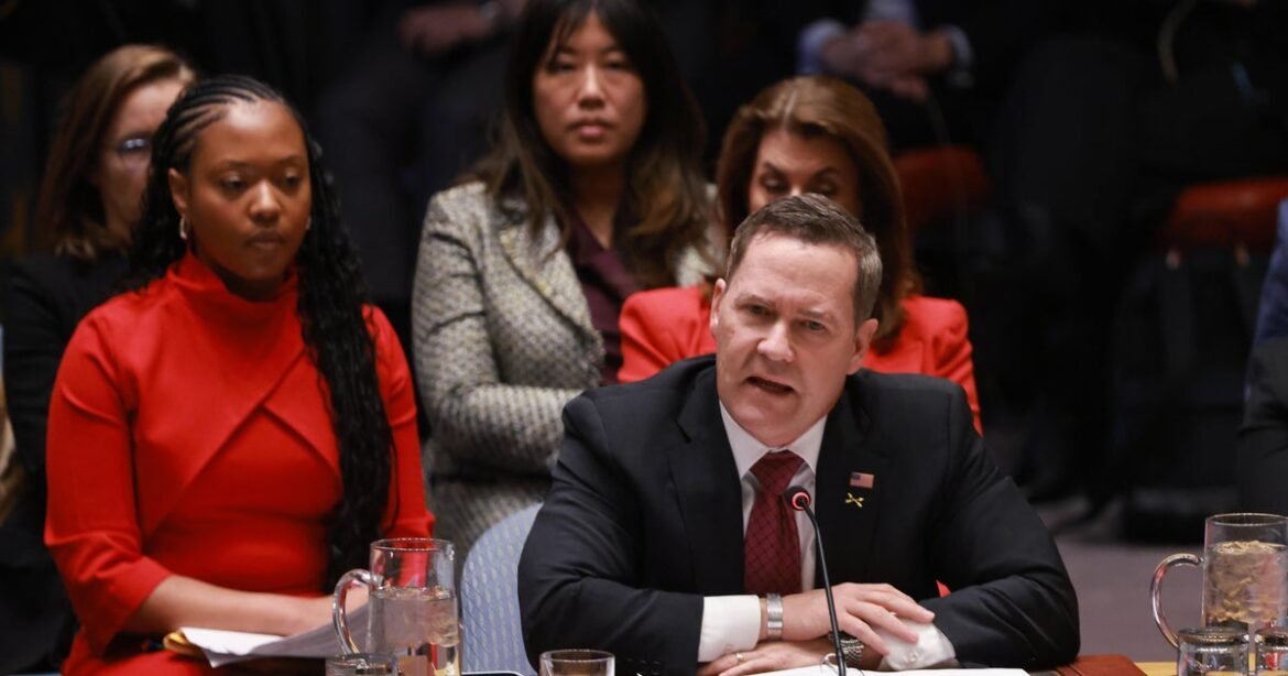 Mike Waltz defends U.S. at UN: "We are not occupying a country"