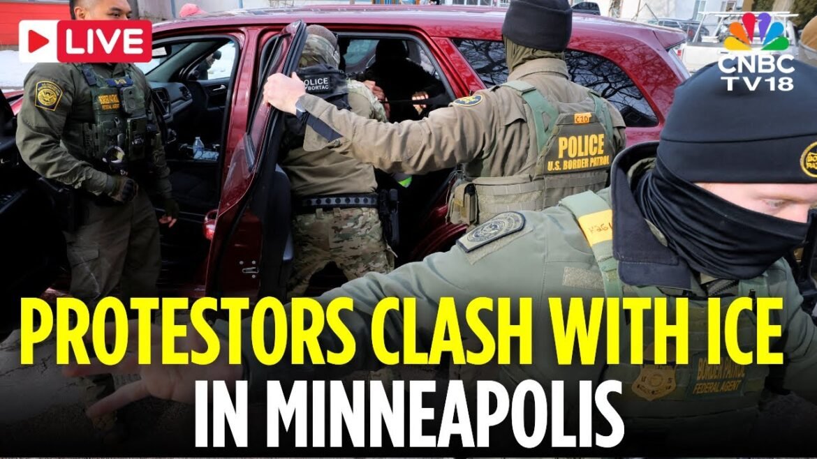 Minneapolis Protest LIVE: Demonstrators Face Off with ICE Agents in Minneapolis Rally | Trump | N18G