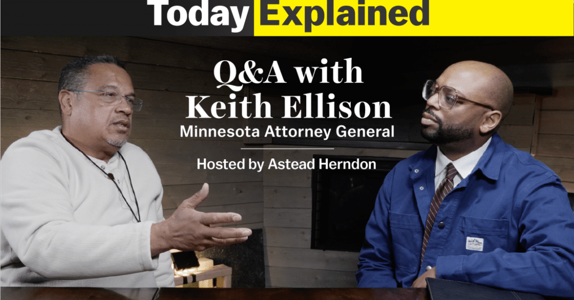 Minnesota attorney general Keith Ellison on his state’s anti-ICE uprising
