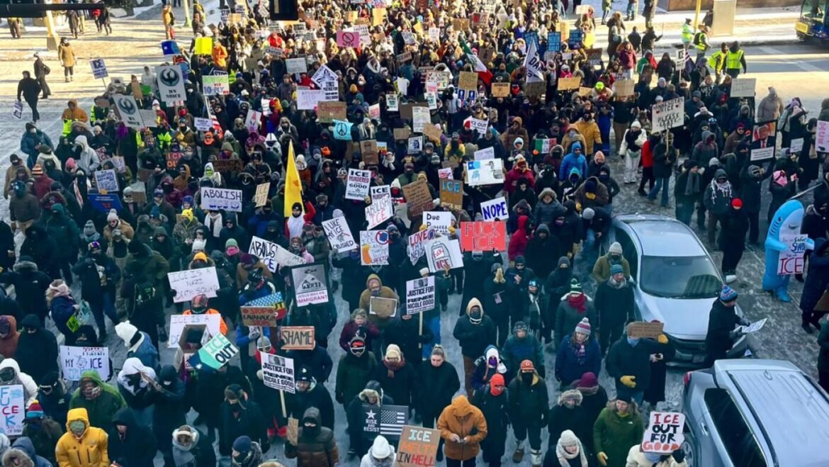 Minnesota protests Trump administration's immigration crackdown : NPR