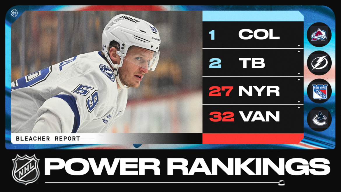 NHL Power Rankings Sees Rangers' Season Cooked With Lightning on a Heater
