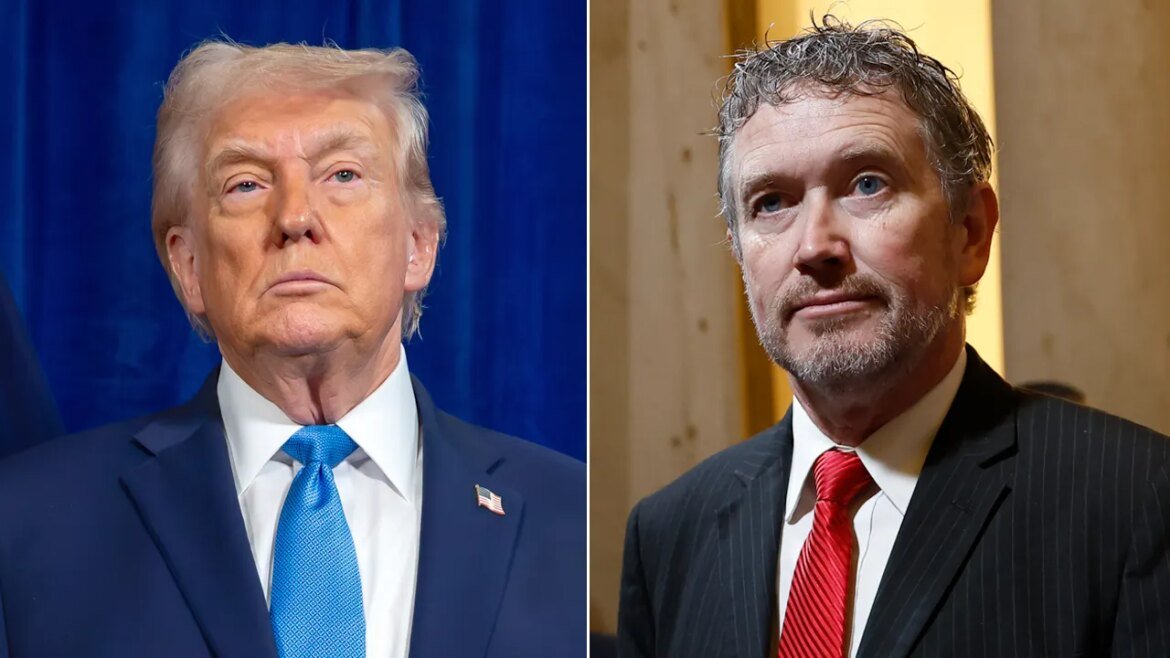 President Donald Trump trashes Rep. Thomas Massie on Truth Social again