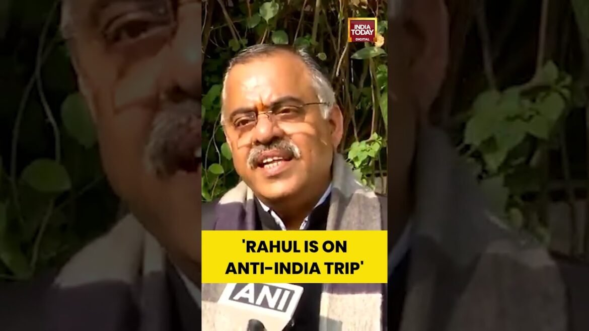 'Rahul Is On Anti-India Trip' | #shorts #tarunchugh #rahulgandhi #germany #eci #votechori #voterlist