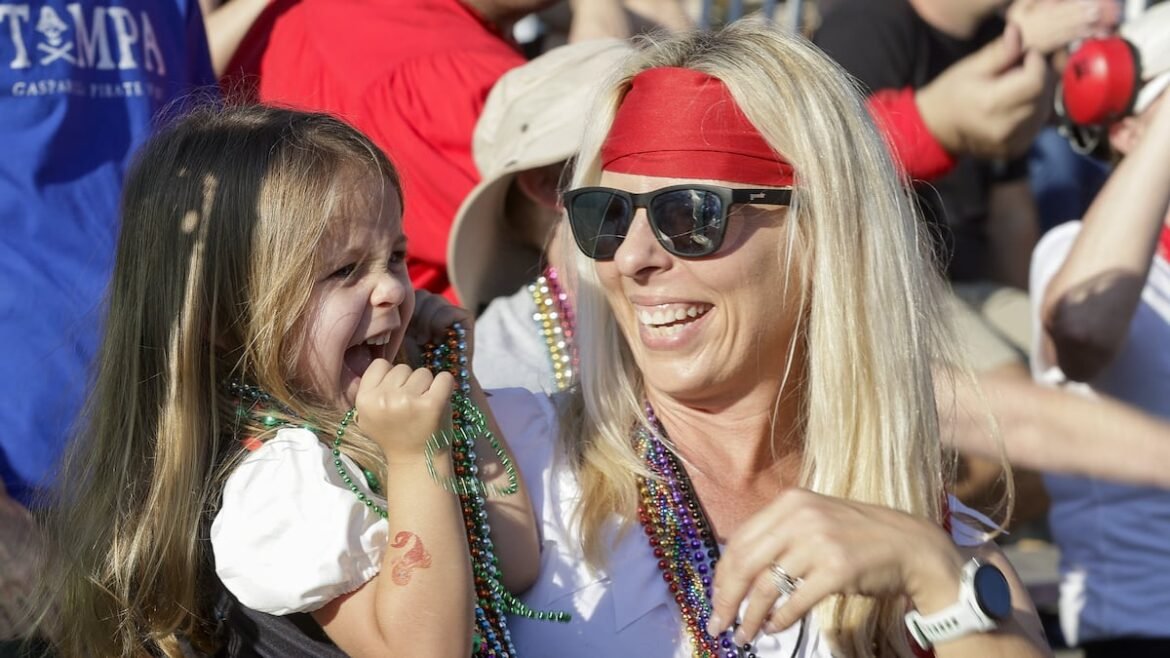 Scenes from the Children’s Gasparilla Parade in Tampa