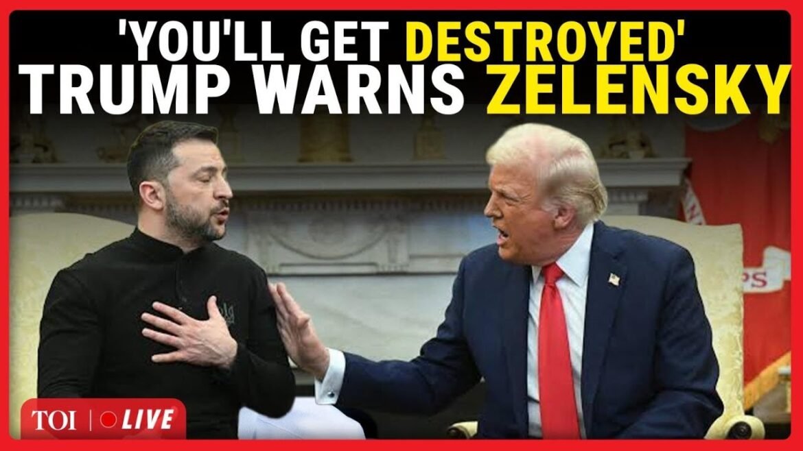 'Surrender Donbas': Trump Warns Zelensky To Accept Putin's 'Terms' In Tense White House Meeting