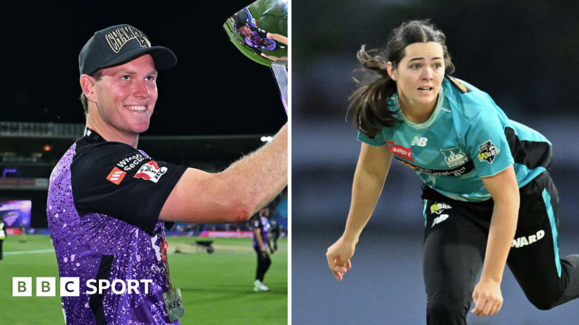 A split picture of Mitchell Owen and Lucy Hamilton