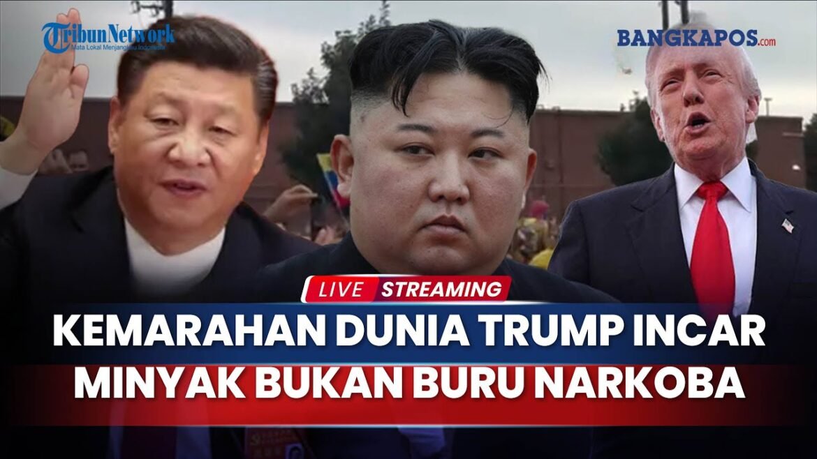 Trump Incar Minyak Bukan Buru Narkoba, China-Korut Kecam Penangkapan Maduro, Ambil Alih Minyak