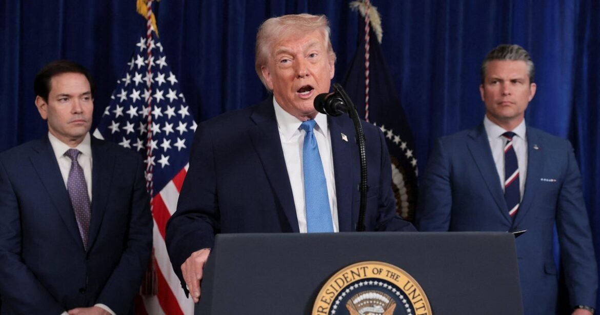 Trump says "we're going to run" Venezuela after Maduro's capture until peaceful transition takes place