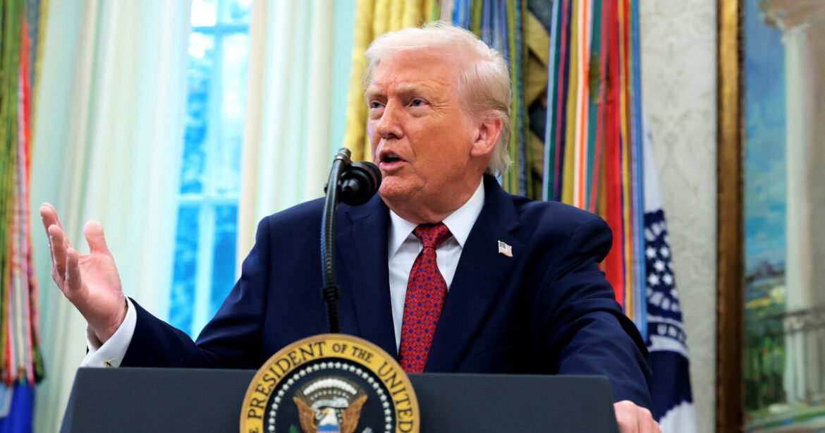 Trump's approval rating takes a hit in his first year back in office