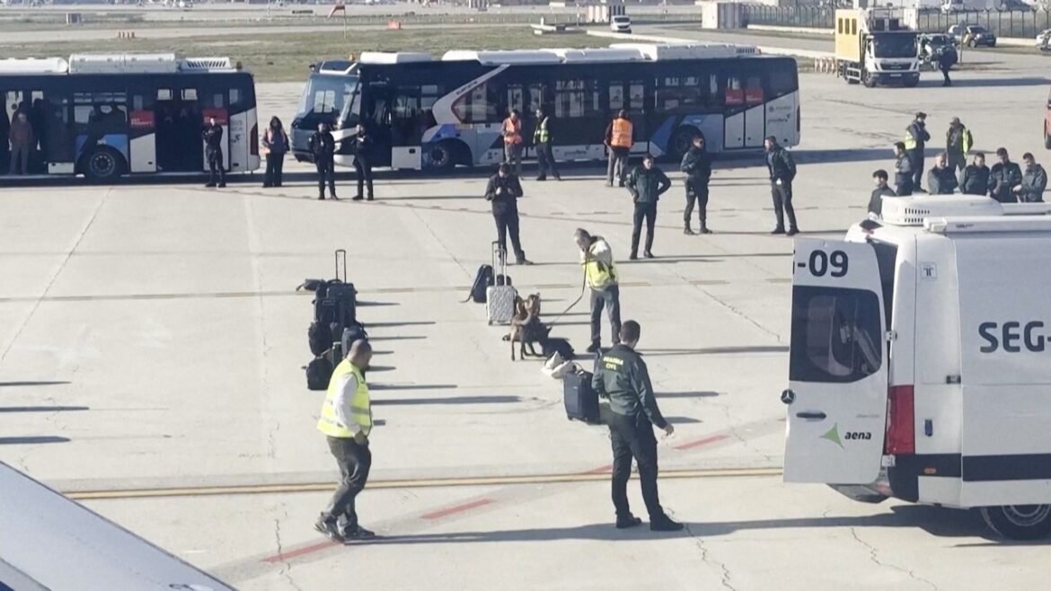 Turkish Airlines emergency landing Barcelona after bomb threat hoax