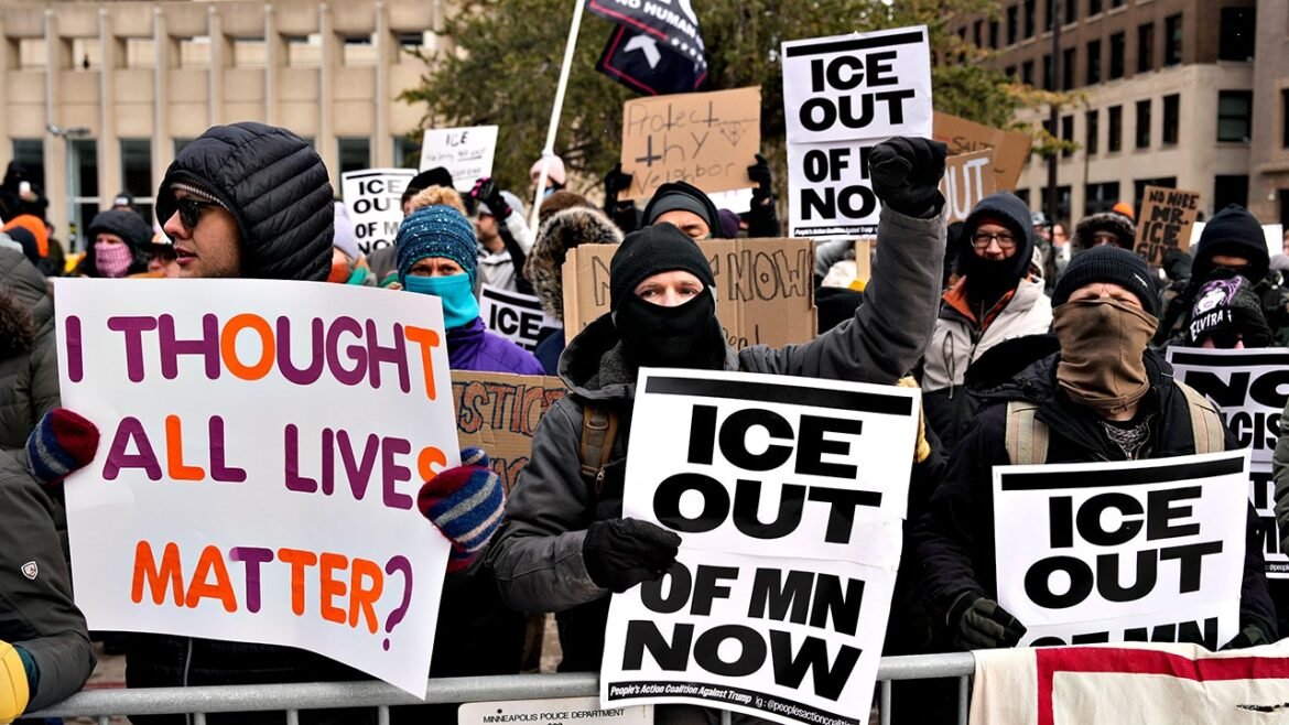 University of Minnesota groups lead 'National Shutdown' anti-ICE protest