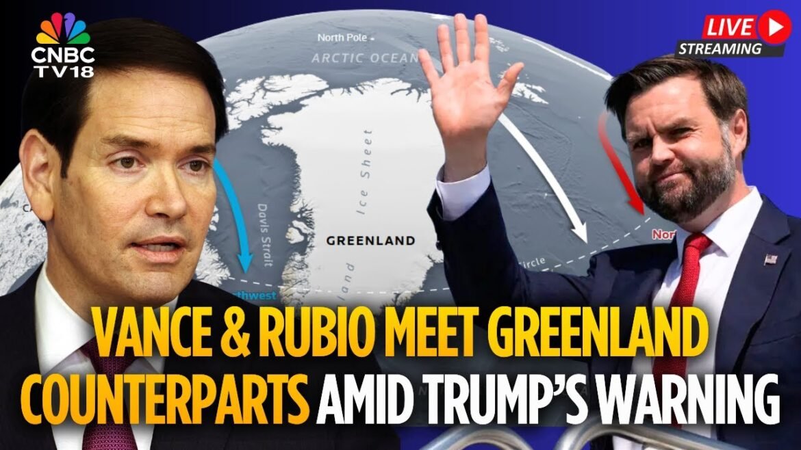 WATCH LIVE: JD Vance on Greenland: Marco Rubio & Vance Meet Denmark Officials | Trump | N18G