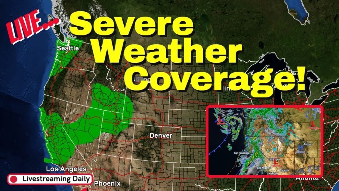 West Coast Heavy Rain & Snow! - Great Lakes Clipper System!