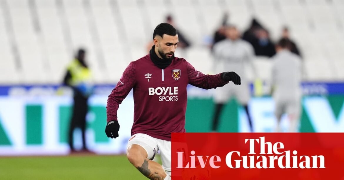 West Ham v Nottingham Forest: Premier League – live | Premier League